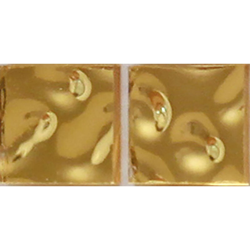 Alma Line F Gold Fg G22 2 Glass Mosaic - 0.8" x 0.8" - Glossy