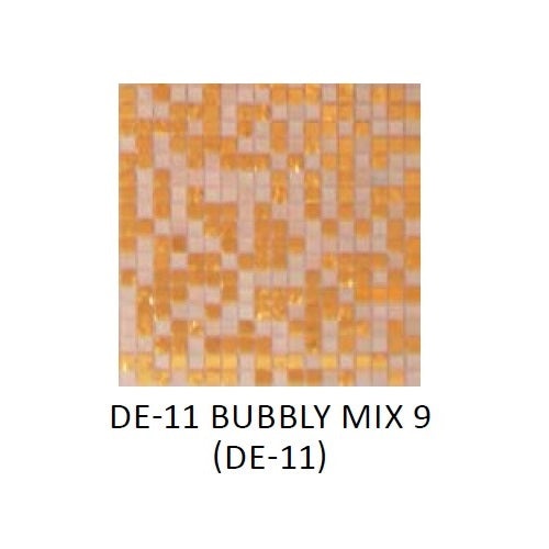 Mixes Bubbly Mix 9 Glass Mosaic - Glossy