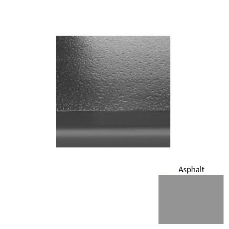 Solid 95 Asphalt Hammered Rubber Stair Tread With Riser