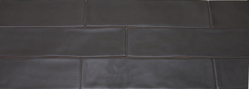 Bronx Gris Porcelain Tile - Glossy - 3" x 12"