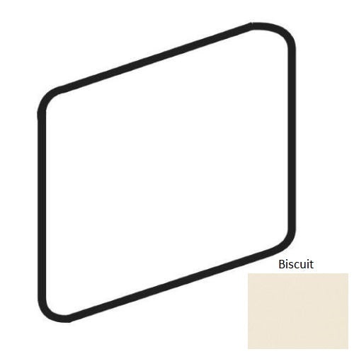 Color Wheel Linear Biscuit Ceramic Wall Trim Bullnose Corner