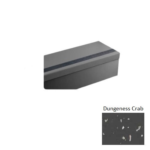 Johnsonite Dungeness Crab Hammered Rubber Stair Tread