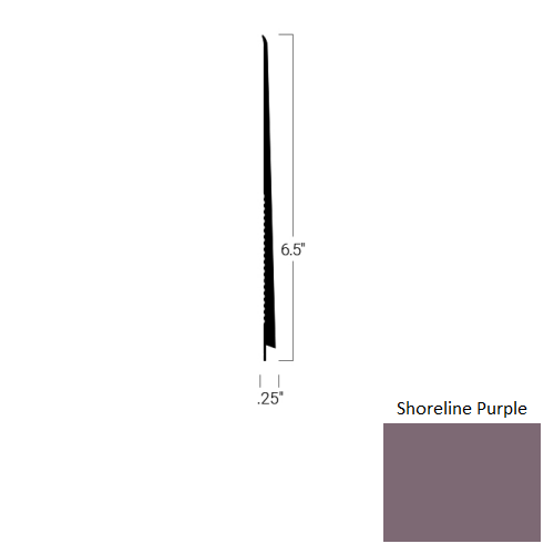 Johnsonite Shoreline Purple Rubber Tightlock Carpet Base