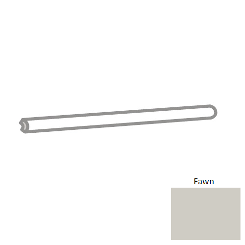Flex Fawn Ceramic Wall Trim - 1/2" X 6" Jolly