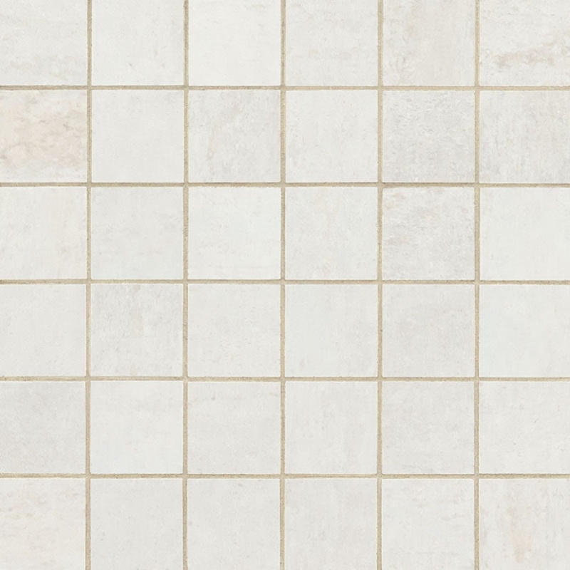 Oxide Blanc Porcelain Mosaic - 2" X 2" - Matte
