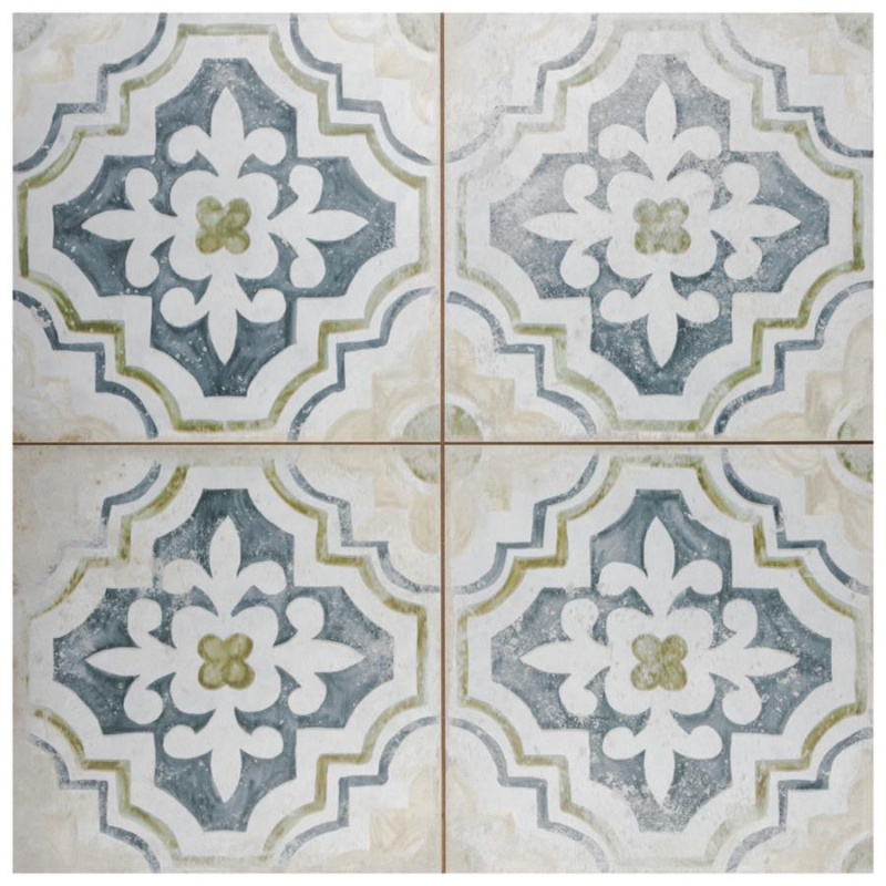 Kings Porto Fatima Ceramic Tile - Matte - 17 5/8" X 17 5/8"