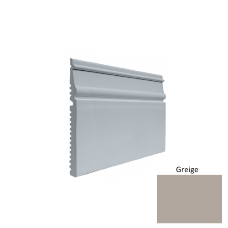 Contours #55 Nobility Greige Rubber Profiled Wall Base - Satin - 5 1/2" X 8 Ft