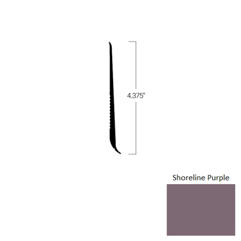 Johnsonite Shoreline Purple Rubber Tightlock Resilient Rubber Base