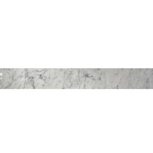 Bianco Carrara Marble Threshold 6" x 36" Polished
