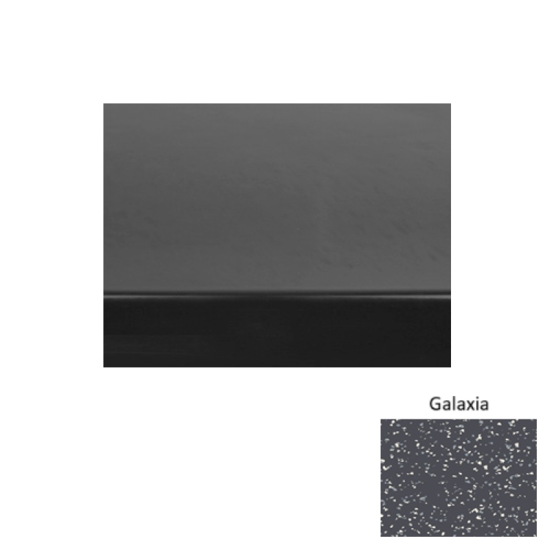 Fiesta 71 Galaxia Light Duty Rubber (Rd) Stair Tread - Smooth