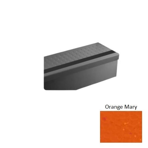 Orange Mary Raised Round Rubber Moulding / Trim