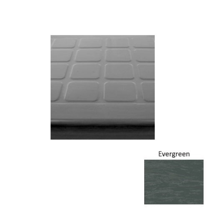 Marbleized 94 Evergreen Raised Square Rubber Stair Tread