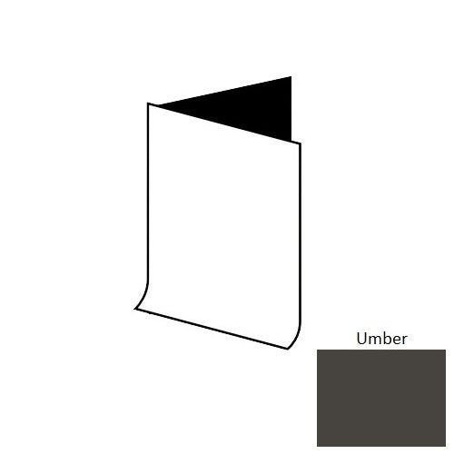 Umber Vinyl Cove Base Outside Corner, .080" x 6"