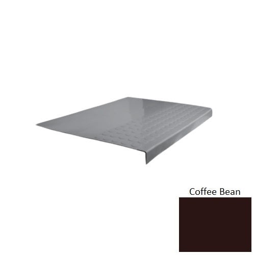 Flextones Coffee Bean Type 701 Distinct Designs Rubber - 12" X 72" Stair Tread - Rgt Radial Ii Raised Disc Design