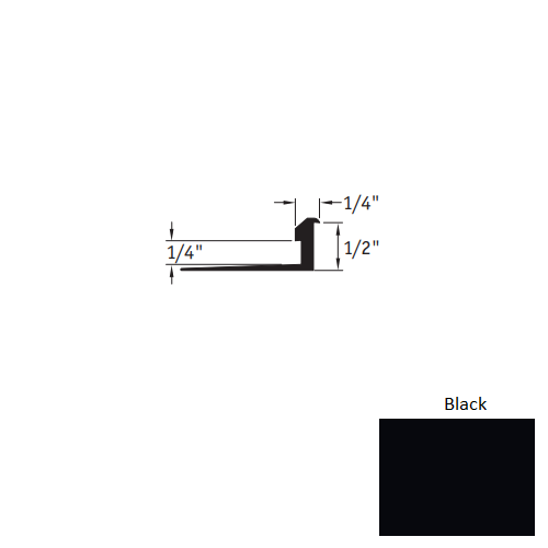 Black Vinyl Moulding / Trim