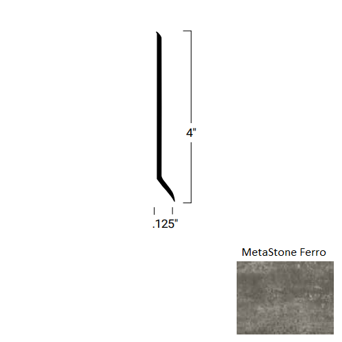 Johnsonite Metastone Ferro Rubber Masquerade Wall Base