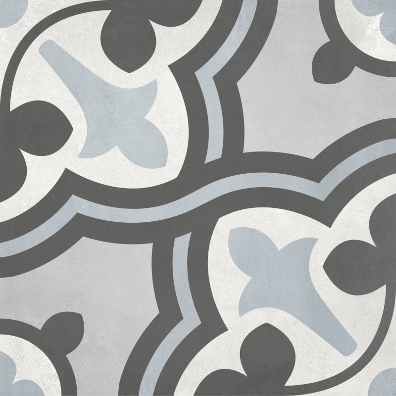 Form Tide Baroque Porcelain Tile - Matte - 8" X 8"