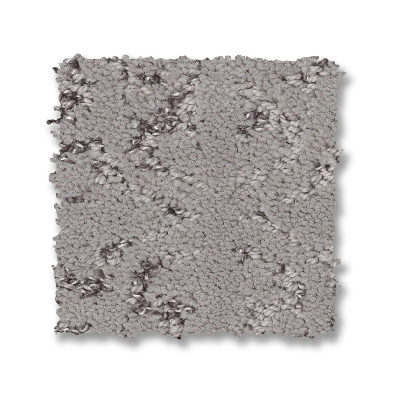 Pet Perfect Plus Light Impressions Lilac Gray Polyester Carpet - Pattern