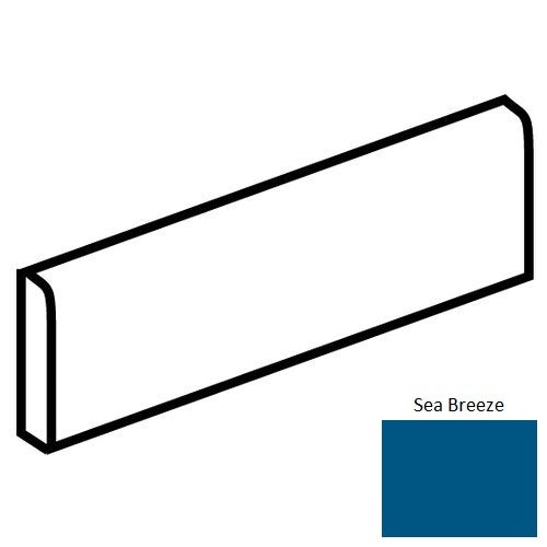 Color Wheel Linear Sea Breeze Ceramic Wall Trim