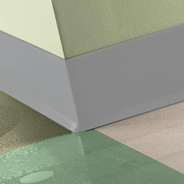 Colonial Grey Rubber Baseworks Thermoset Wall Base