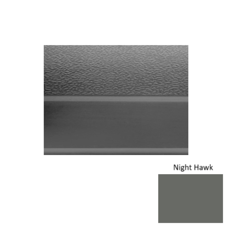 Solid 93 Night Hawk Textured Rubber (Sq) Stair Tread - Textured