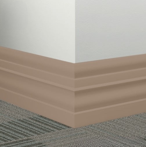 Johnsonite Sandalwood Rubber Millwork Contoured Wall Base