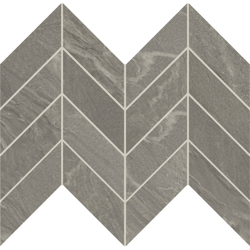 Vertuo Composer Porcelain Mosaic - 2" X 5" Chevron - Matte