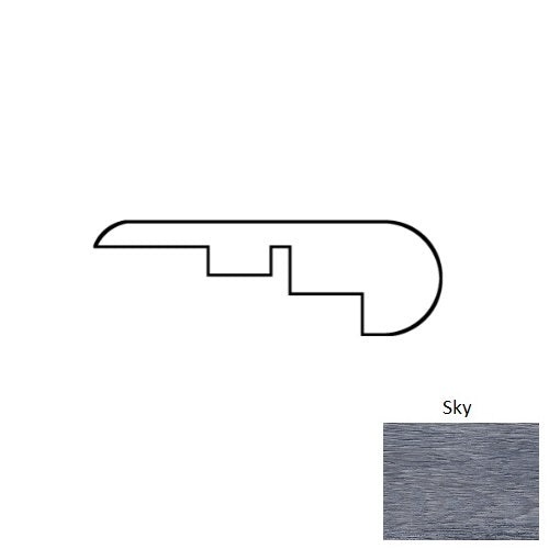 Hampton Sky Luxury Vinyl Overlap Stair Nose