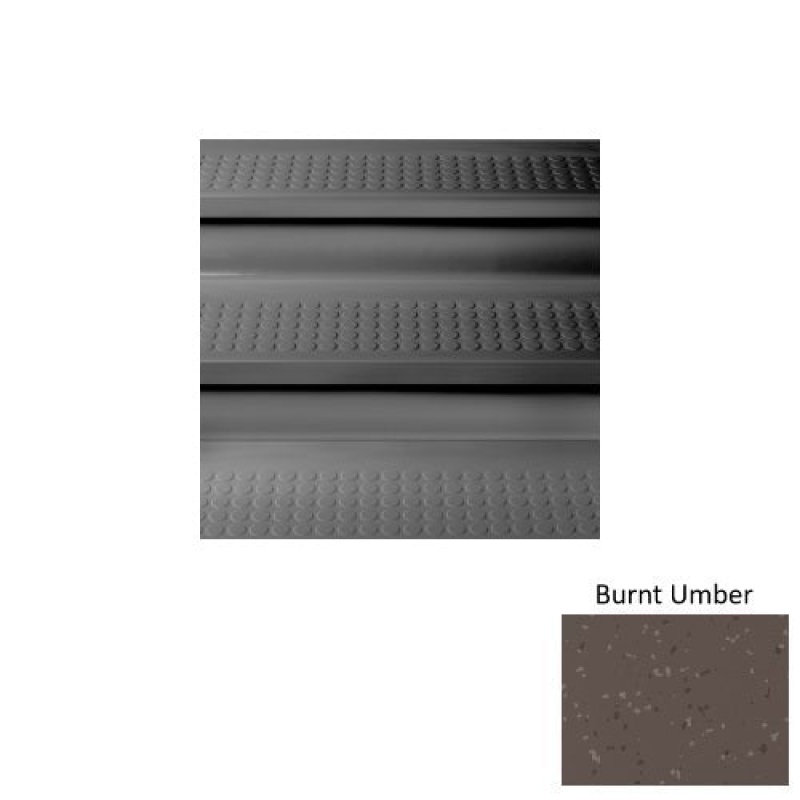 Symmetry Burnt Umber Stair Tread with Dupont Kevlar