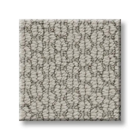 Cathedral Grove Stylish Gray Nylon Carpet - Pattern