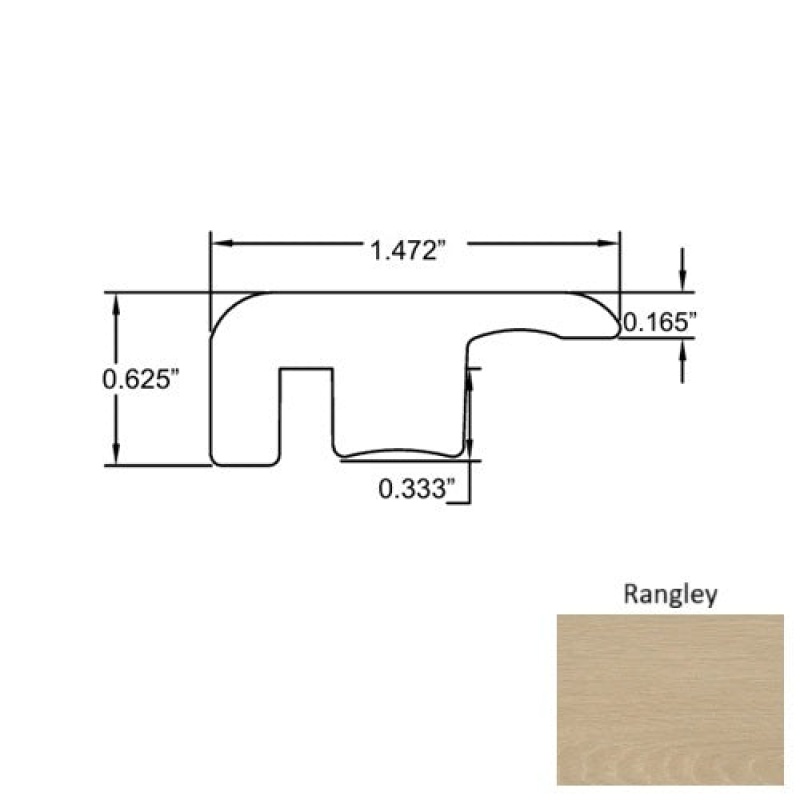 Lakeshore Rangley 94" End Cap - Embossed