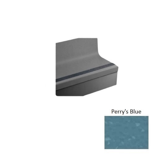 Johnsonite Perry's Blue Rice Paper Rubber Stair Tread