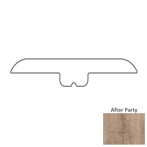 Moda Living After Party Luxury Vinyl T-Molding, 1.77" X 94.48", Aluminum Oxide