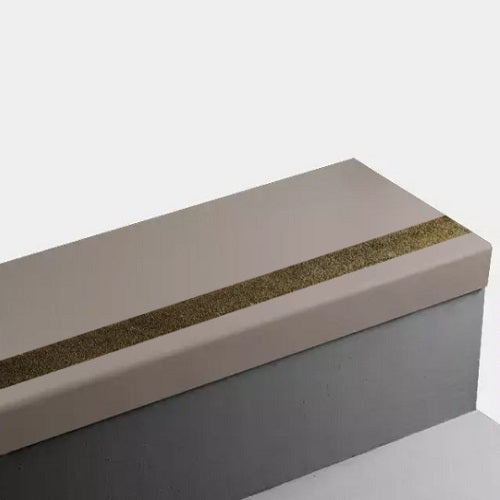 Johnsonite Saddlebrook Hammered Rubber Stair Tread