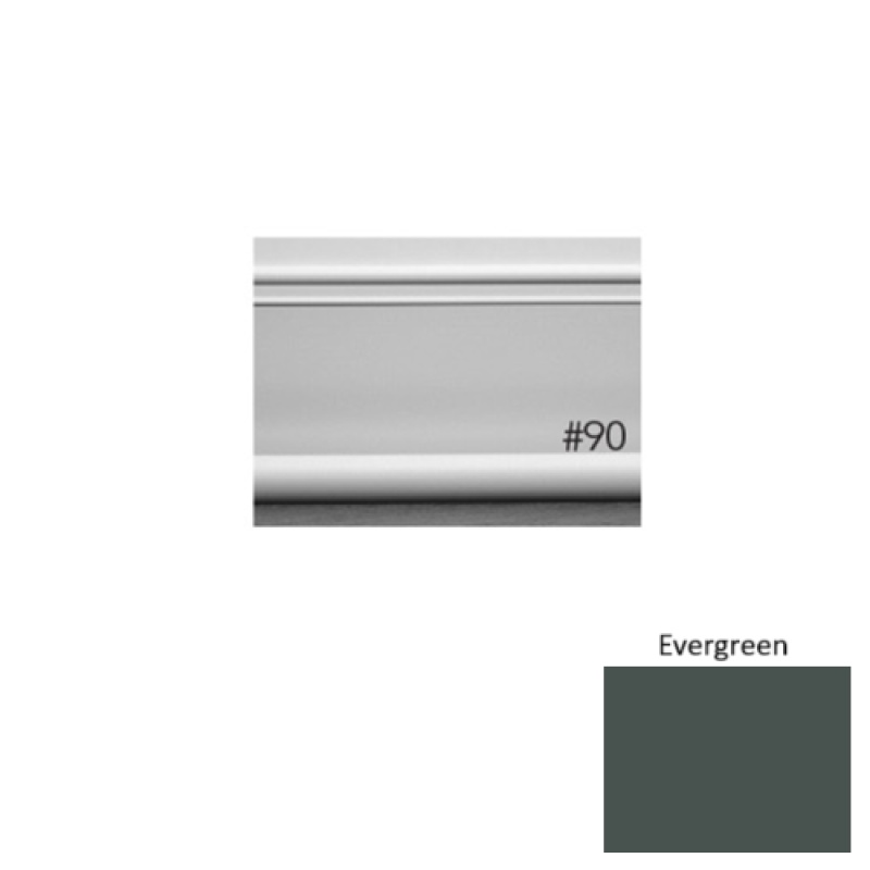 Pinnacle Plus #90 Intrigue Evergreen Rubber Coil Wall Base - 4" X 60 Ft