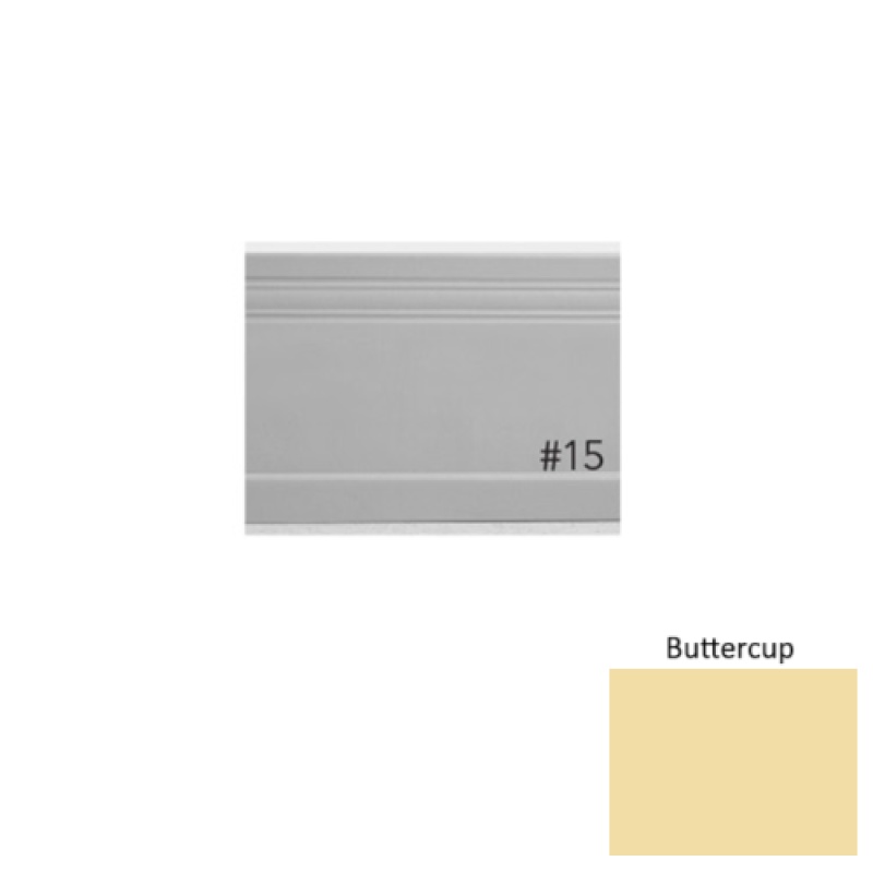 Pinnacle Plus #95 Invent Buttercup Rubber Coil Wall Base - 5 1/2" X 60 Ft