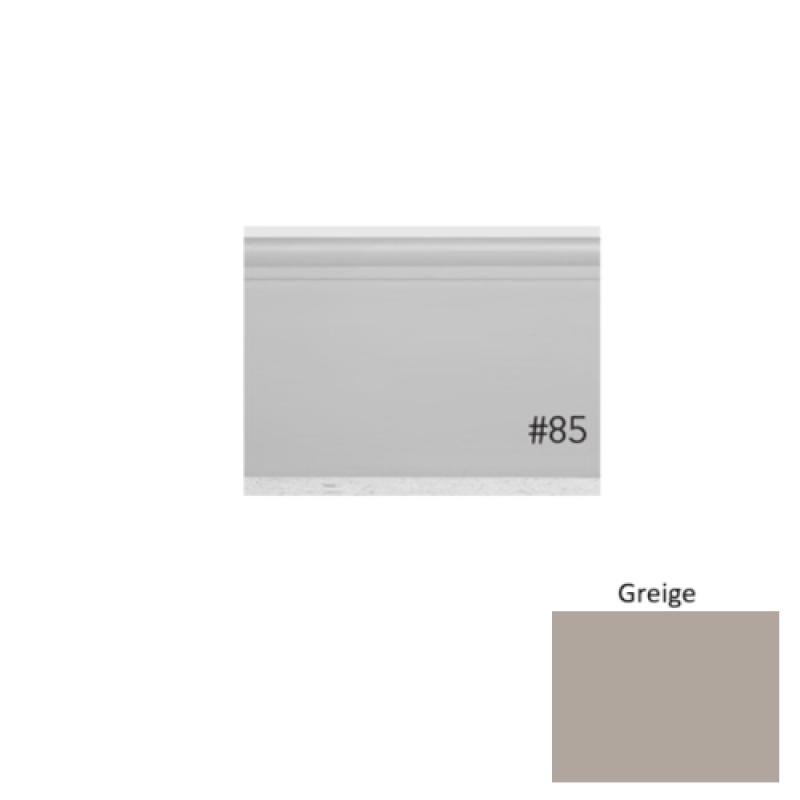 Pinnacle Plus #85 Fashion Greige Rubber Coil Wall Base - 4 1/4" X 60 Ft