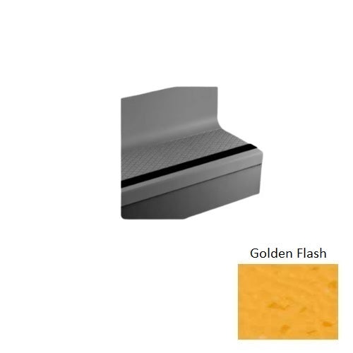 Johnsonite Golden Flash Diamond Rubber Stair Tread With Riser