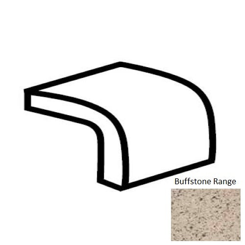 Keystones Unglazed Mosaic Buffstone Range Porcelain Cap