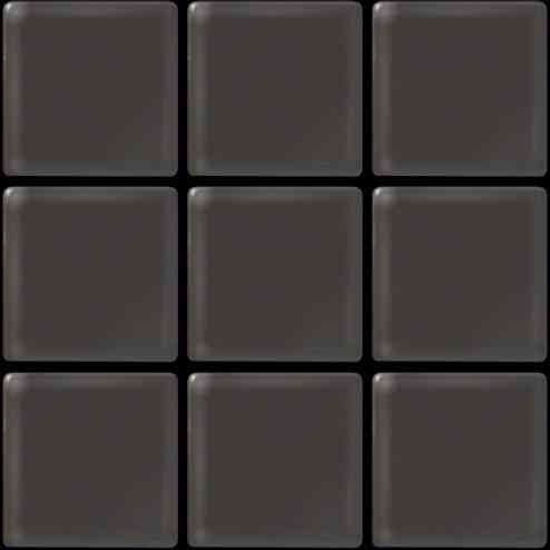 Color Palette Pewter Glass Mosaic - 1" X 1"