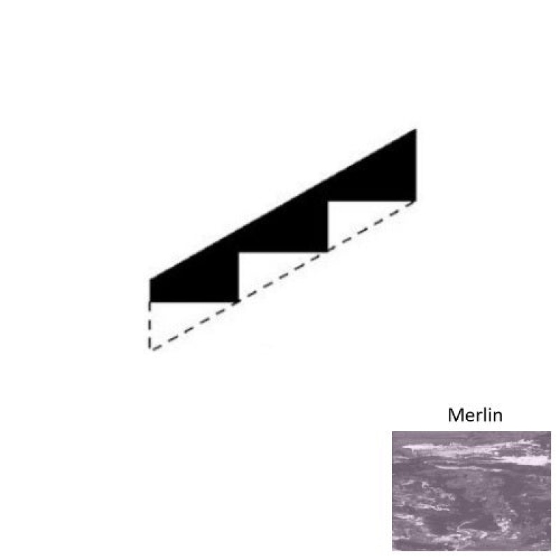 Marbleized Merlin Rubber Stringers - Smooth