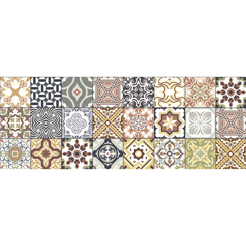 Patina Patchwork Deco Ceramic Tile - Matte - 17.6" X 47"