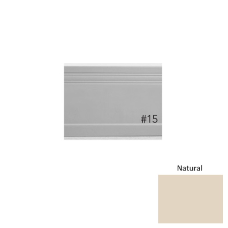 Pinnacle Plus #15 Impluse Natural Rubber Coil Wall Base - 5 1/4" X 60 Ft