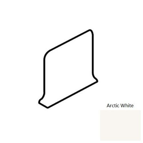 Color Wheel Classic Arctic White Ceramic Wall Trim