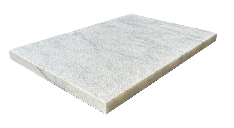 Carrara Equinox Marble Paver - Sandblasted & Brushed - 16" X 24"