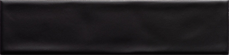 Concerto Black Porcelain Tile - Matte - 2 1/4" x 9 3/4"