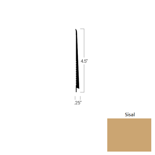 Johnsonite Sisal Rubber Tightlock Carpet Rubber Base