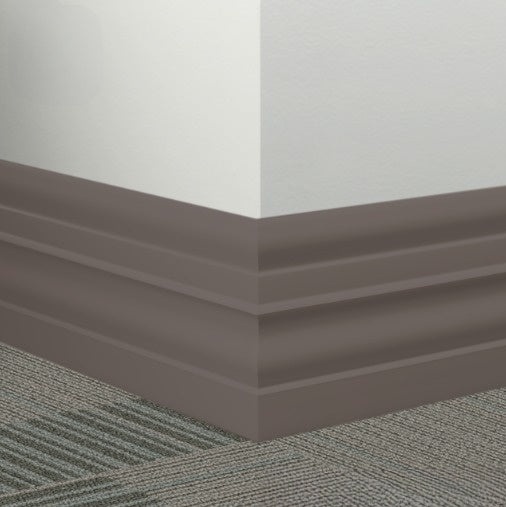 Johnsonite Ganache Rubber Millwork Contoured Wall Base - 6" X 96" X 1/4" Attache - Millwork Contoured Wall Base