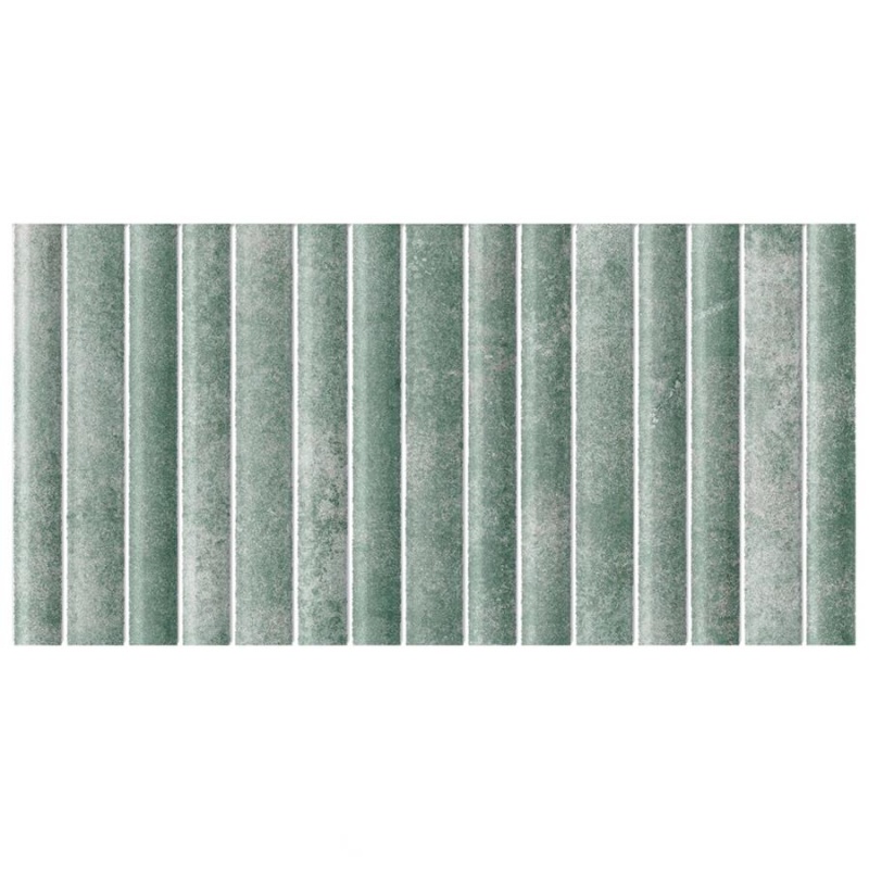Rubik Aloe Ceramic Tile - Glossy - 5 7/8" X 11 3/4"