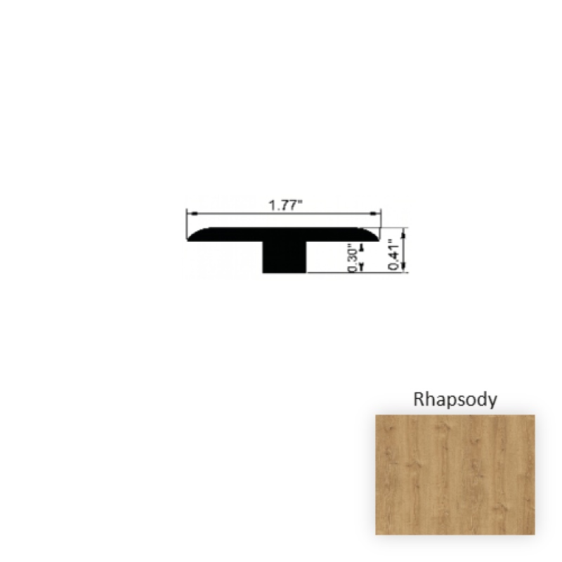 Crescendo Rhapsody Laminate Wood T Molding